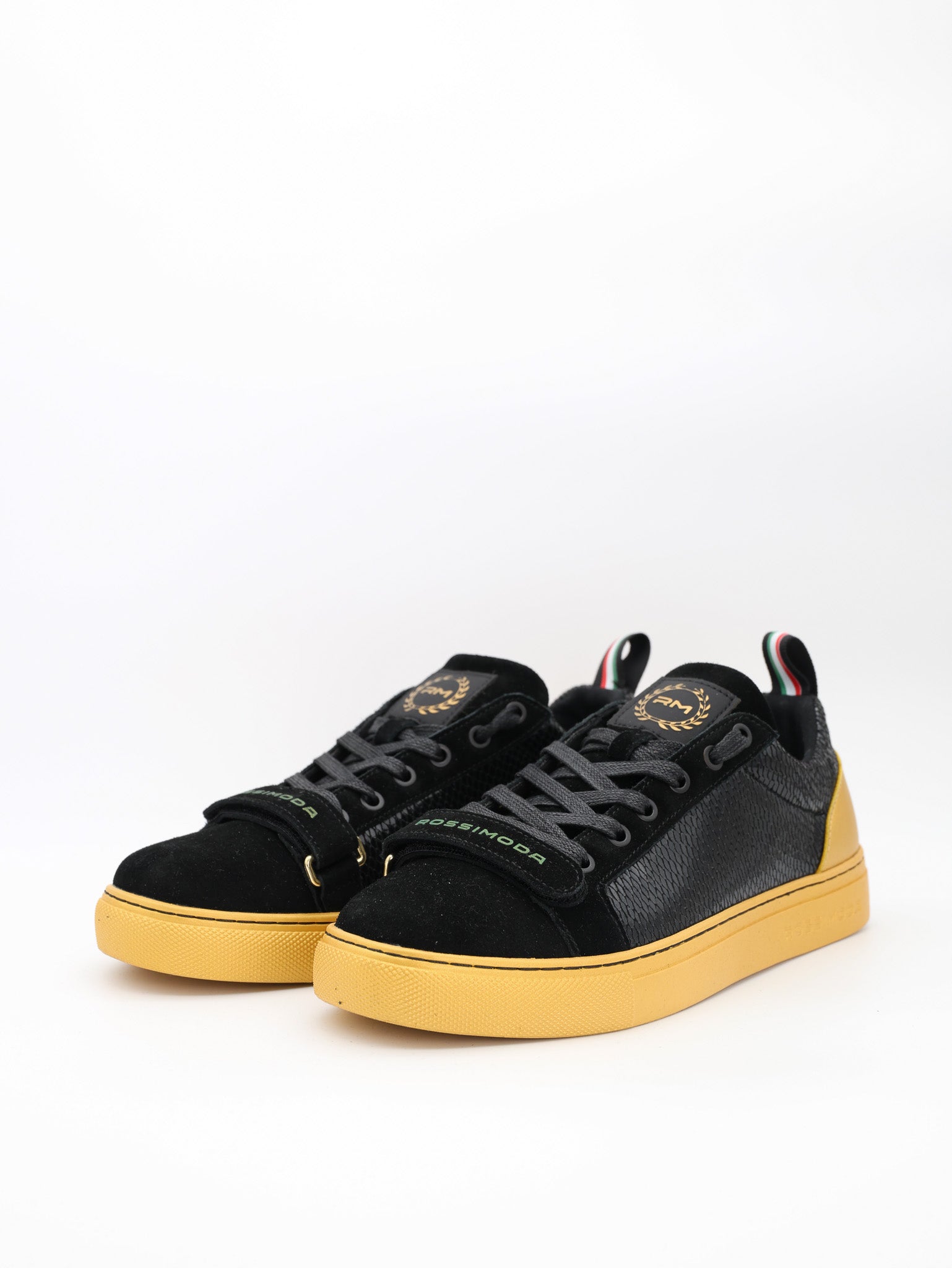 Rossimoda Sneaker Alta Black-Gold